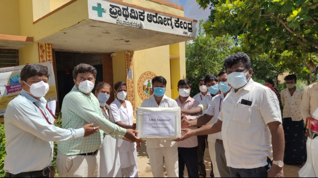 MLC-Chidanand Gowda Distribution of Free Medicine Kit’s to all Primary Health Center in Sira Taluk
