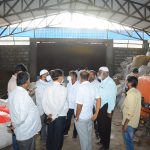 Tumkur City Corporator and Municipal Administration Dept visited the Ajjagondanahalli Waste Disposal Unit.