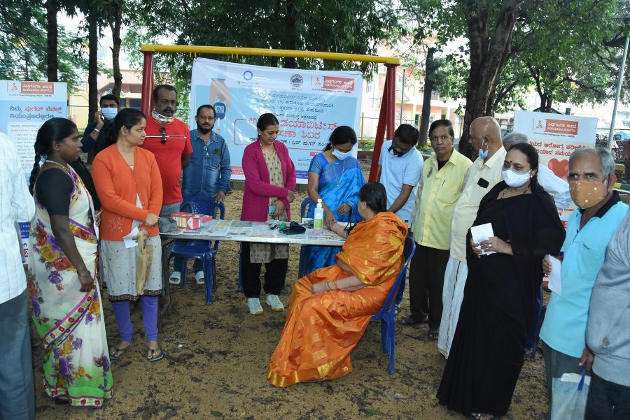 Free Diabetes Checkup Camp by Siddaganga Hospital