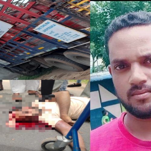 ಖಾಸಗಿ ಗ್ಯಾಸ್ ಏಜೆನ್ಸಿಯ ಲಾರಿಯಿಂದ ಅಪಘಾತ: ಪಾದಚಾರಿ ವ್ಯಕ್ತಿ ಸ್ಥಳದಲ್ಲೇ ಸಾವು