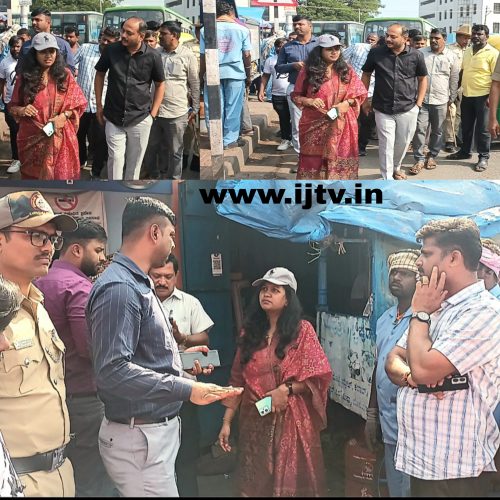 ಫುಟ್ಪಾತ್ ಒತ್ತುವರಿ ಮಾಡಿರುವ ಅಂಗಡಿಗಳ ಮಾಲೀಕರಿಗೆ ಎಚ್ಚರಿಕೆ ನೀಡಿದ ಪಾಲಿಕೆ ಆಯುಕ್ತರು