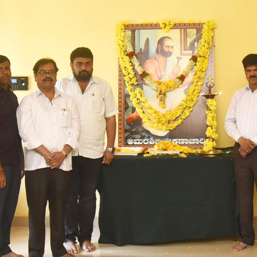 ಇಂದಿನ ಯುವ ಶಿಲ್ಪಿಗಳಿಗೆ ಅಮರಶಿಲ್ಪಿ ಜಕಣಾಚಾರಿ ಸ್ಫೂರ್ತಿಯಾಗಿದ್ದಾರೆ: ಕೆ.ಎಸ್. ಸಿದ್ದಲಿಂಗಪ್ಪ